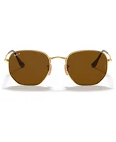 Ray-Ban Unisex Polarized Sunglasses, RB3548N Hexagonal Washed Evolve