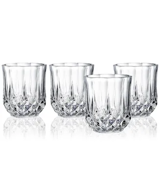 Cristal D'Arques Longchamp Set of 4 Double Old Fashioned Glasses