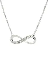 Diamond Infinity Pendant in Sterling Silver (1/10 ct. t.w.)