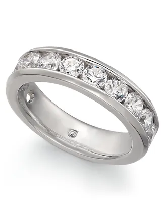 Diamond Channel Band (2 ct. t.w.) in 14k White Gold