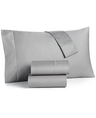 Last Act! Charter Club Solid 550 Thread Count 100% Cotton 3-Pc. Sheet Set, Twin Xl, Exclusively at Macy's