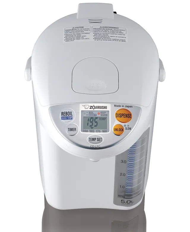 Zojirushi CV-JAC50XB 5.0 Liter VE Hybrid Water Boiler & Warmer