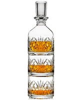 Godinger Dublin Stackable Decanter with 2 Glasses