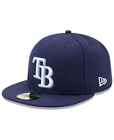 New Era Big Boys and Girls Tampa Bay Rays Authentic Collection 59FIFTY Cap