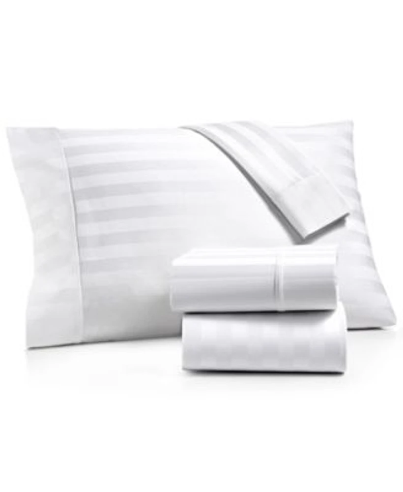 Closeout Aq Textiles Bergen House Stripe 1000 Thread Count Sheet Sets