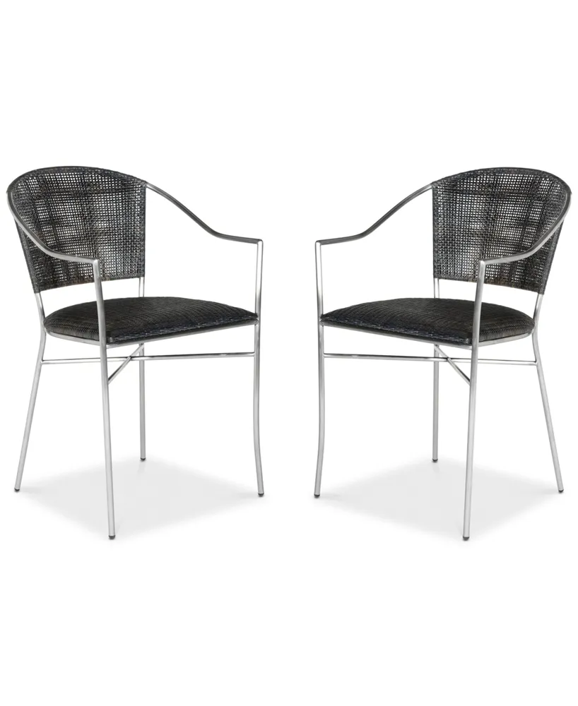 Honner Set of 2 Arm Dining Chairs