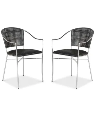 Honner Set of 2 Arm Dining Chairs