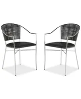 Honner Set of 2 Arm Dining Chairs