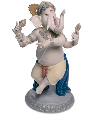 Lladro Dancing Ganesha Figurine