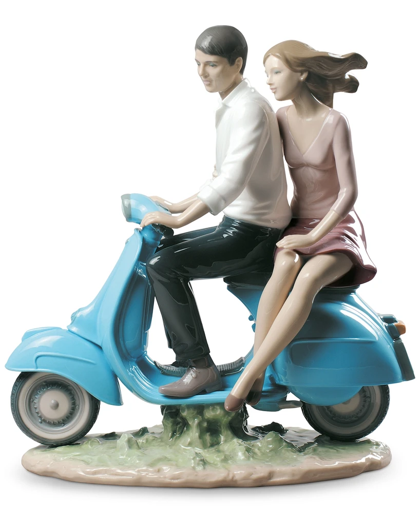 Lladro Riding with You Figurine