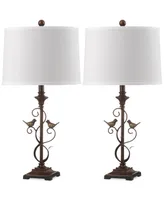 Safavieh Set of 2 Birdsong Table Lamps