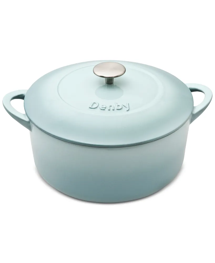 Denby Heritage Pavilion Cast Iron 4.25 Qt. Covered Casserole