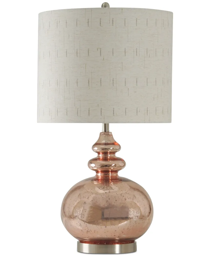 StyleCraft Rose Mercury Table Lamp