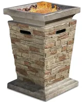 Harra Stone Gas Fire Pit