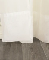 Sheer Voile Rod Pocket Curtain Panel