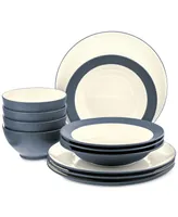 Noritake Colorwave Coupe 12-Piece Dinnerware Set, Service for 4, Created Macy's