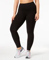 Id Ideology Plus Stretch Full-length Leggings, Created for Macy's