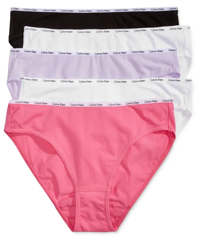 Calvin Klein Women's Carousel Thong Underwear 5-Pack - Macy's