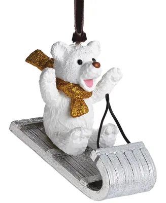 Michael Aram Sledding Teddy Ornament