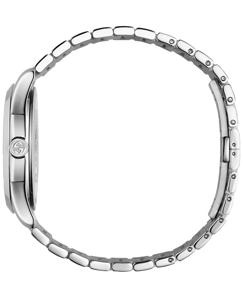 Gucci Unisex Swiss G-Timeless Stainless Steel Bracelet Watch 38mm