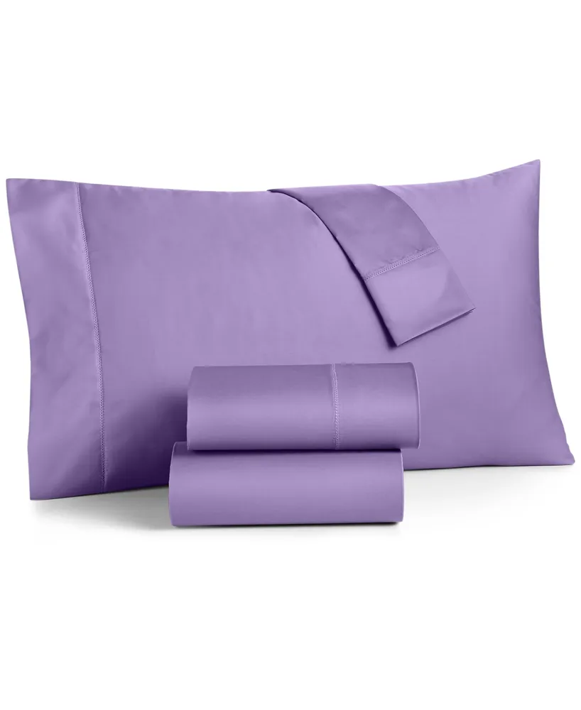 Charter Club 1.5 Stripe 550 Thread Count 100% Cotton 3-Pc. Sheet Set,  Twin, Created for Macy's - Macy's