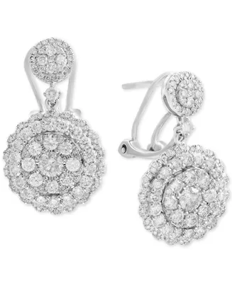 Rock Candy by Effy Diamond Cluster Drop Earrings (2-1/10 ct. t.w.) in 14k White, Rose, or Yellow Gold