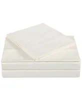Charisma Classic Solid 310 Thread Count Cotton Sateen -Pc. Sheet Set