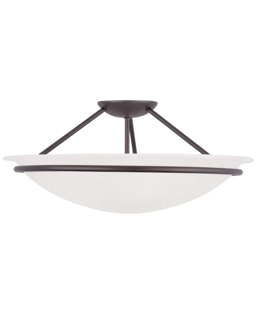 Livex Newburgh Semi Flush Light