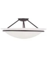 Livex Newburgh Semi Flush Light