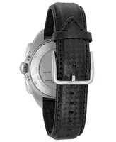 Limited Edition Bulova Men's Special Edition Lunar Pilot Chronograph Black Leather Strap & Nylon Strap Watch 45mm 96B251