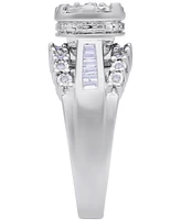 Diamond Dome Cluster Promise Ring (1/2 ct. t.w.) in Sterling Silver