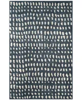 Novogratz by Momeni Delmar DEL11 Blue 2' 3" x 8' Runner Area Rug