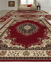 Closeout Km Home Vienna Kerman Red 5 Pc. Rug Set