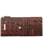 Brahmin Credit Card Melbourne Embossed Leather Wallet