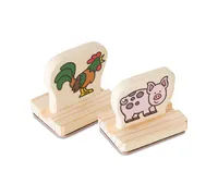 Melissa & Doug Farm Animals My First Wooden Stamp Set