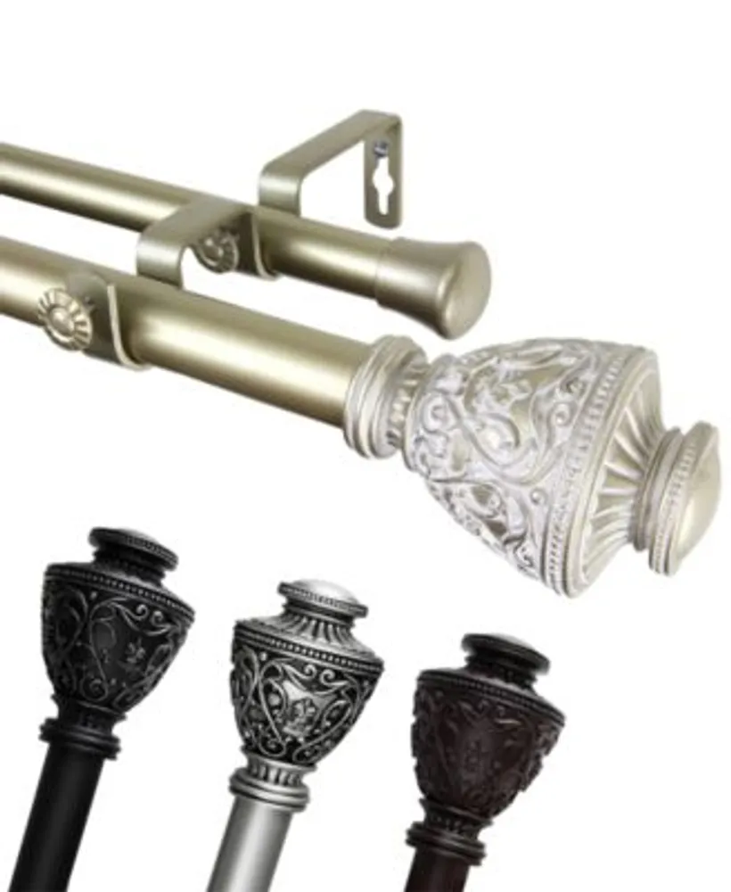 Rod Desyne Veda 1 Decorative Double Curtain Rod Collection