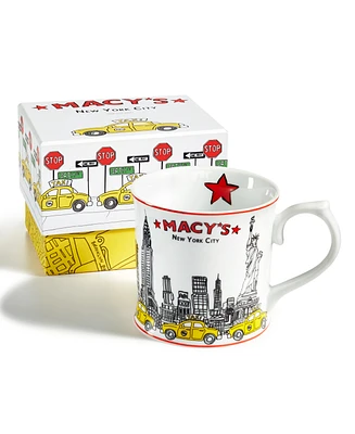 Macy's Porcelain Taxi Mug