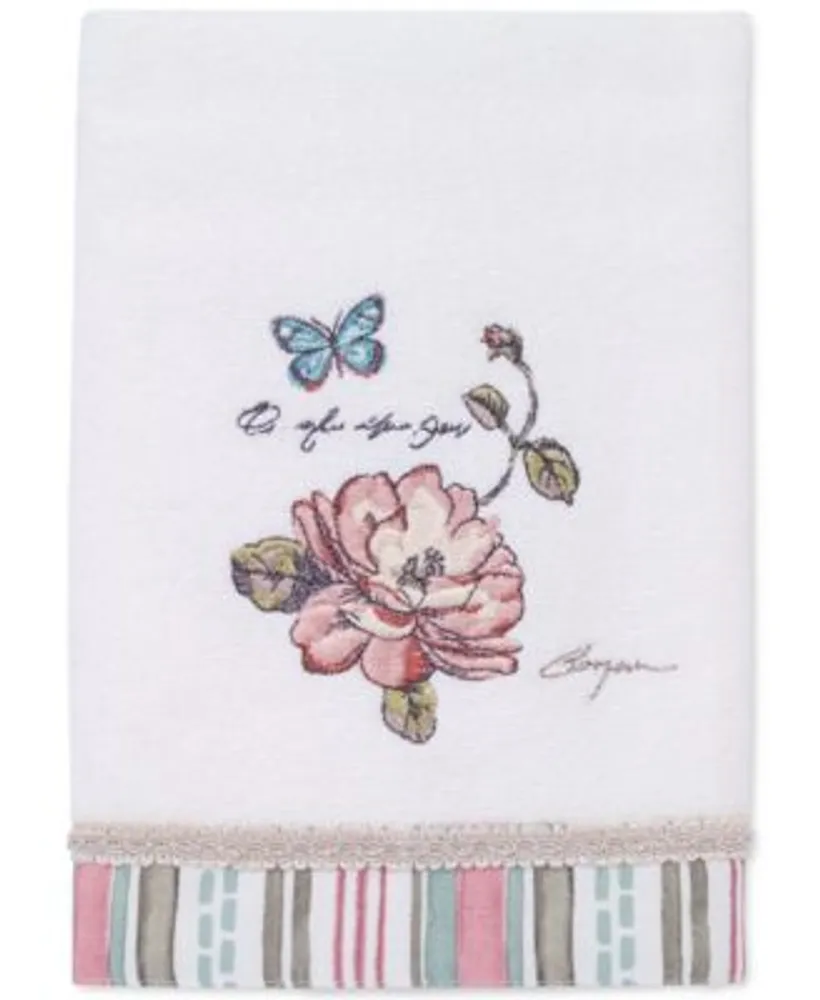 Avanti Butterfly Garden Cotton Bath Towels