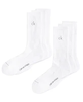 Calvin Klein Men's Athletic Performance Crew Socks 6-Pack