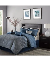 Madison Park Biloxi Jacquard Geometric 7-Pc. Comforter Set