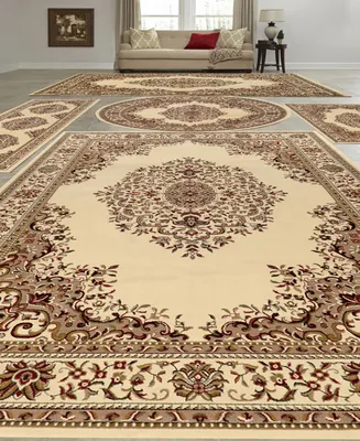 Km Home Vienna Kerman Red 5-Pc. Rug Set