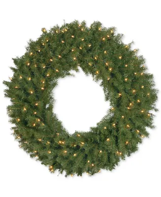 National Tree Company 36" Norwood Fir Wreath With 100 Clear Lights