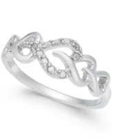 Diamond Heart Ring (1/10 ct. t.w.) Sterling Silver