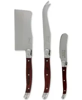 French Home Laguiole Cheese Knife Set, 3 Piece