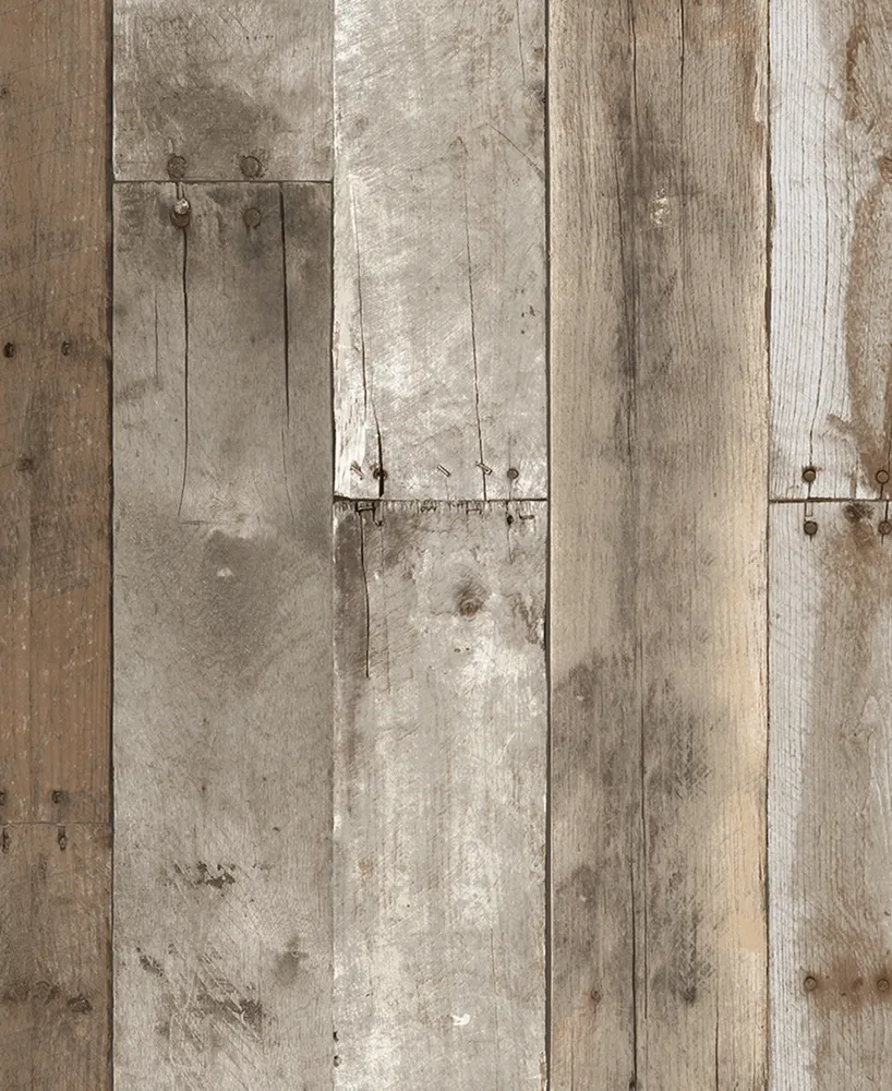 Tempaper Wood Peel and Stick Wallpaper