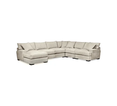 Closeout! Rhyder -Pc. Fabric Sectional Sofa with Chaise
