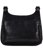 Patricia Nash London Smooth Leather Saddle Bag