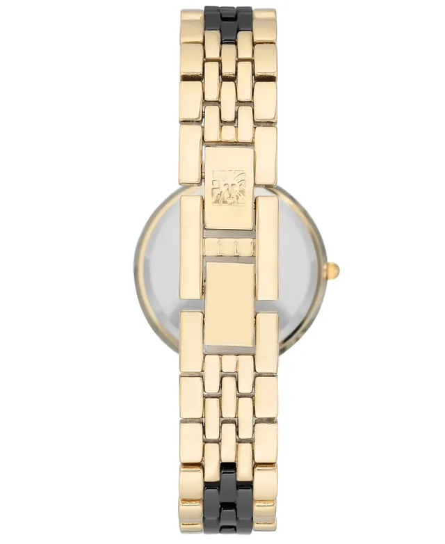 Women's Diamond-Accent Gold-Tone Bracelet Watch 32mm