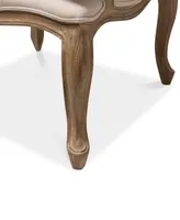 Kempler Wood Traditional French Accent Chair