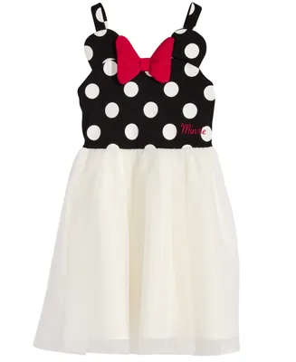 Disney's Minnie Mouse 3D Bow & Dot-Print Dress, Toddler Girls